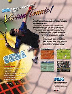 Carátula de Virtua Tennis