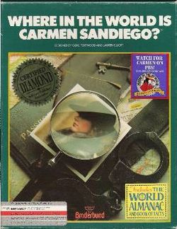 Carátula de Where in the World Is Carmen Sandiego? (1985)