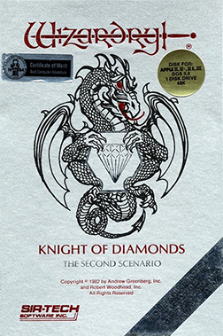 Carátula de Wizardry II: The Knight of Diamonds