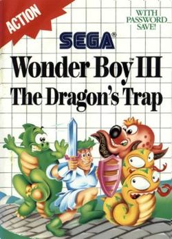 Carátula de Wonder Boy III: The Dragon's Trap (1989)