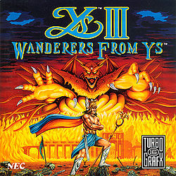Carátula de Ys III: Wanderers from Ys