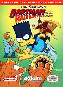 Carátula de The Simpsons: Bartman Meets Radioactive Man