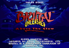 Carátula de Brutal Unleashed: Above the Claw