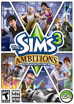 Carátula de The Sims 3: Ambitions