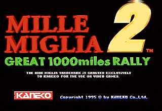 Carátula de Mille Miglia 2: Great 1000 Miles Rally