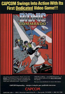 Carátula de Bionic Commando (1987)