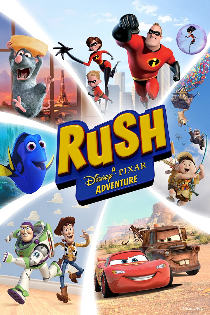 Carátula de Rush: A Disney Pixar Adventure