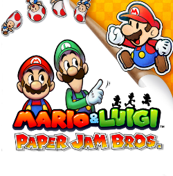 Carátula de Mario & Luigi: Paper Jam