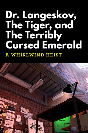Carátula de Dr. Langeskov, The Tiger, and The Terribly Cursed Emerald: A Whirlwind Heist