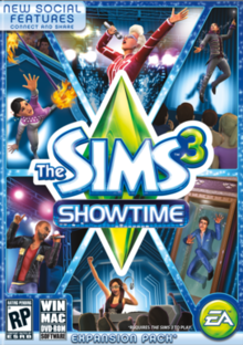 Carátula de The Sims 3: Showtime