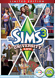 Carátula de The Sims 3: University Life