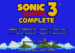 Carátula de Sonic 3 Complete