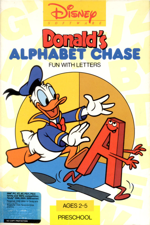 Carátula de Donald's Alphabet Chase