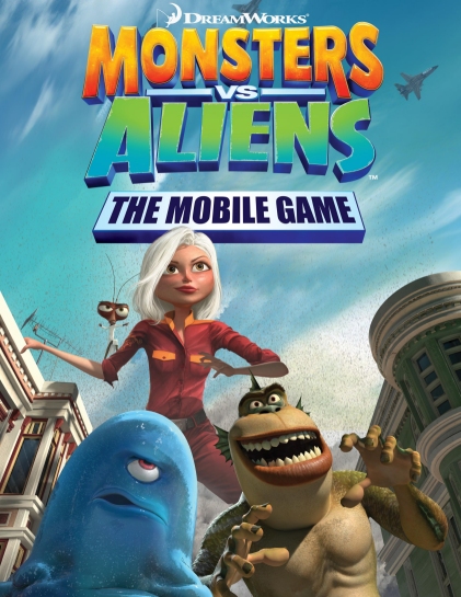 Carátula de Monsters vs Aliens: The Mobile Game