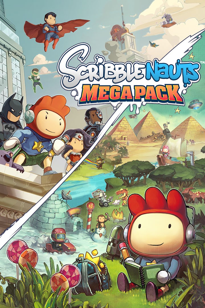 Carátula de Scribblenauts Mega Pack