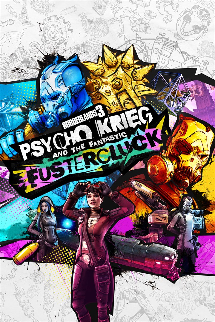 Carátula de Borderlands 3: Psycho Krieg and the Fantastic Fustercluck