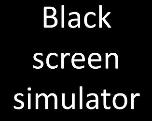 Carátula de Blackscreen Simulator