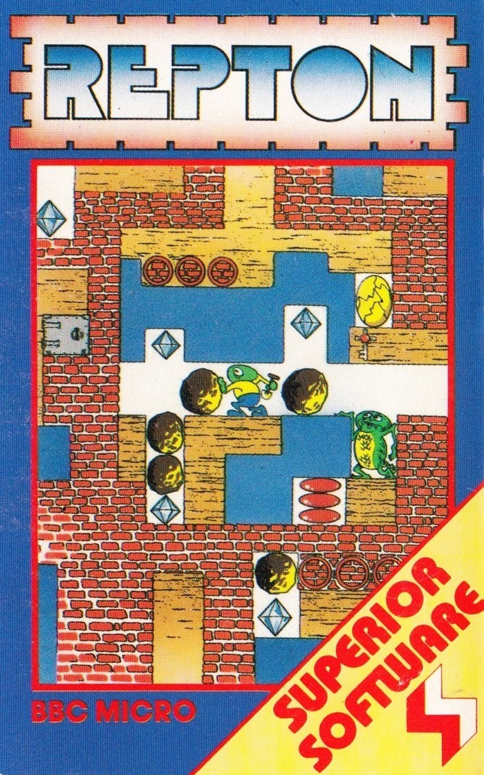 Carátula de Repton (1985)