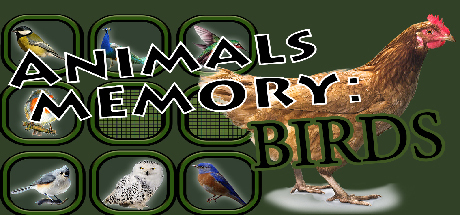 Carátula de Animals Memory: Birds