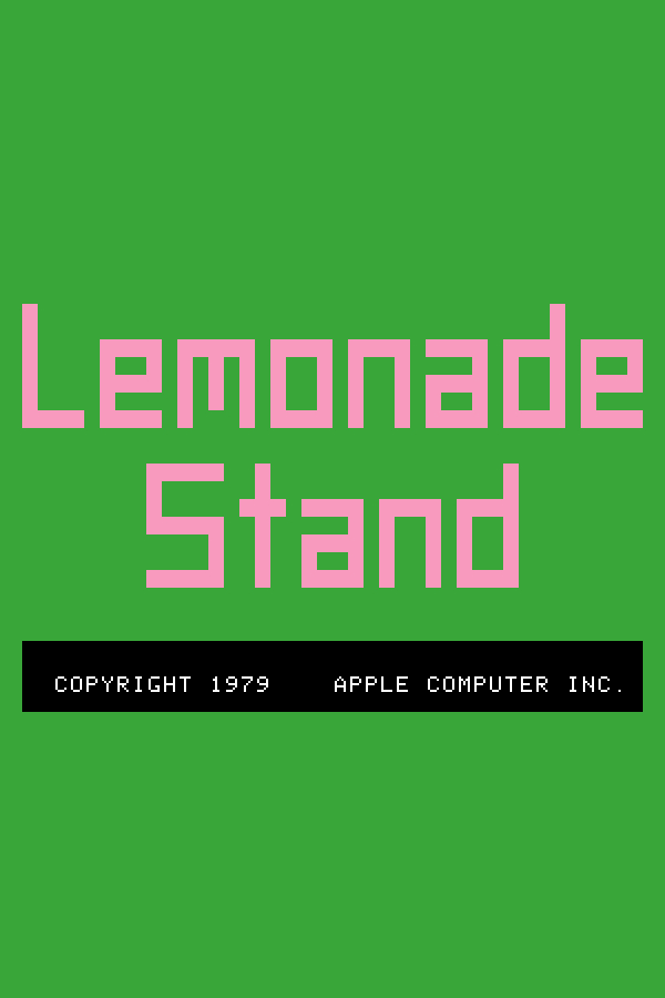 Carátula de Lemonade Stand (1979)
