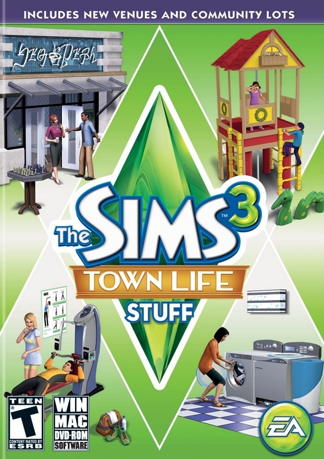 Carátula de The Sims 3: Town Life Stuff
