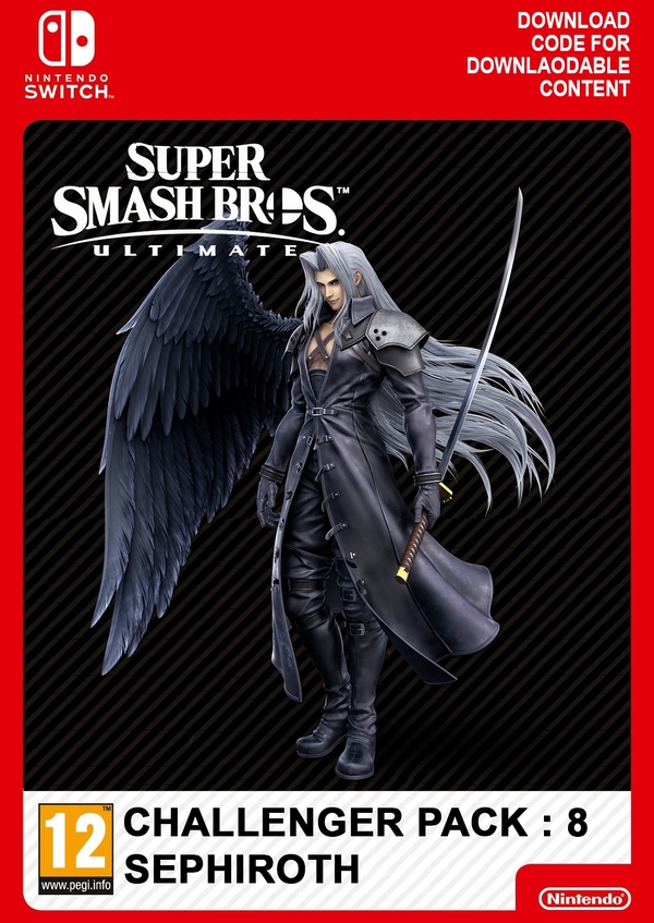 Carátula de Super Smash Bros. Ultimate - Challenger Pack 8: Sephiroth