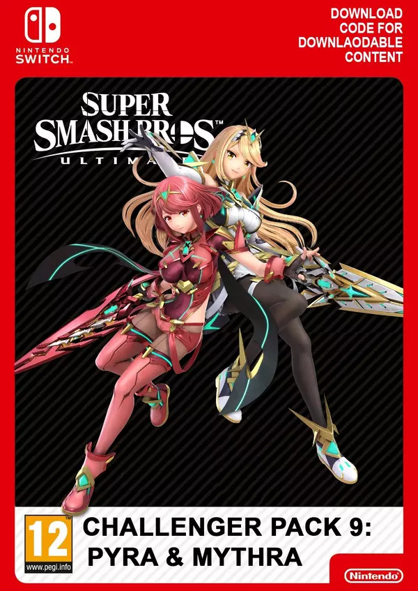 Carátula de Super Smash Bros. Ultimate - Challenger Pack 9: Pyra & Mythra