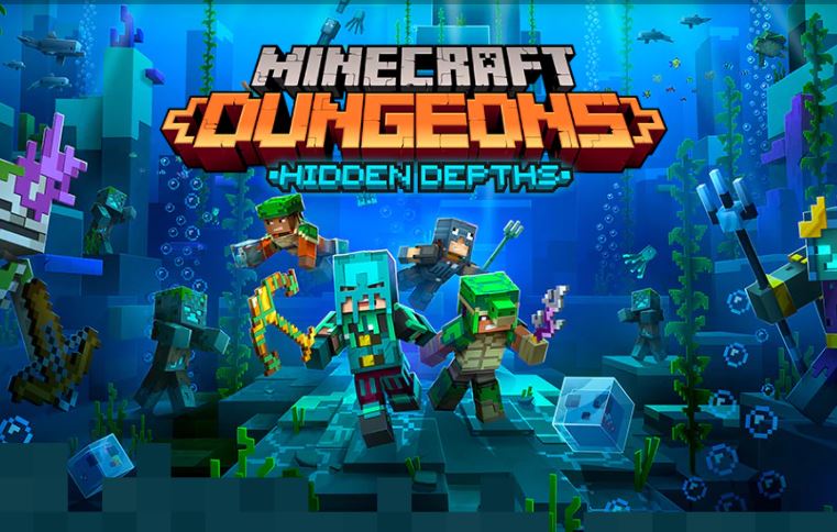 Carátula de Minecraft Dungeons: Hidden Depths