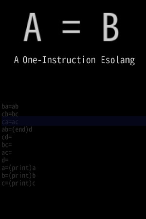 Carátula de A=B