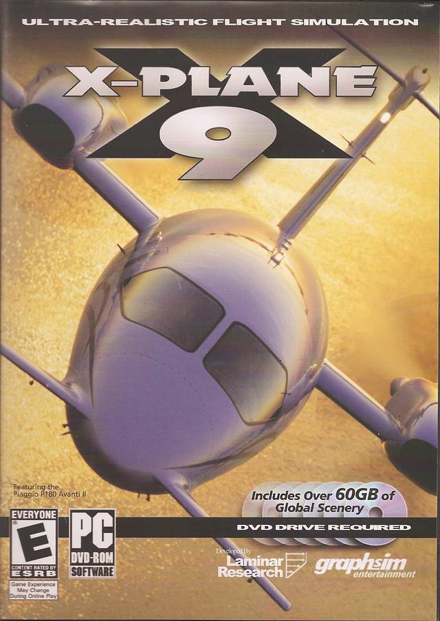 Carátula de X-Plane 9