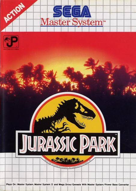 Carátula de Jurassic Park (SMS/GG)