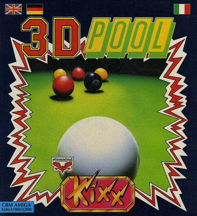 Carátula de 3D Pool (1989)