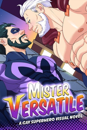 Carátula de Mister Versatile: A Gay Superhero Visual Novel