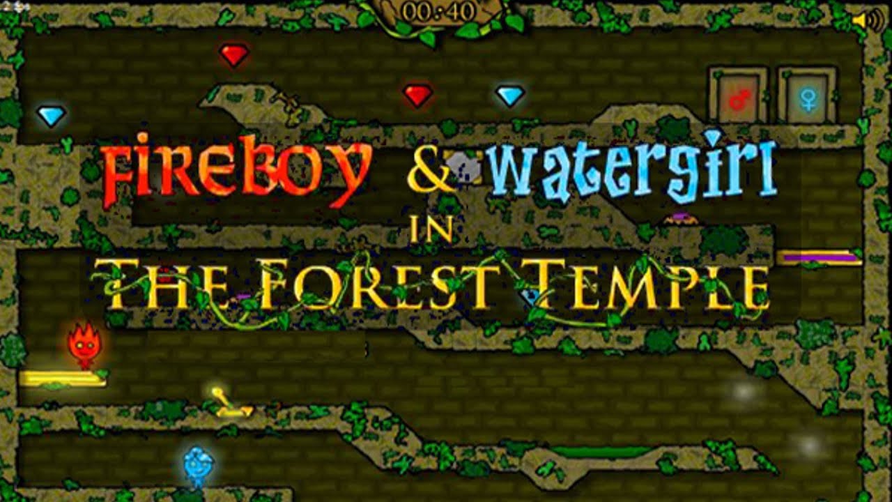 Carátula de Fireboy & Watergirl in The Forest Temple