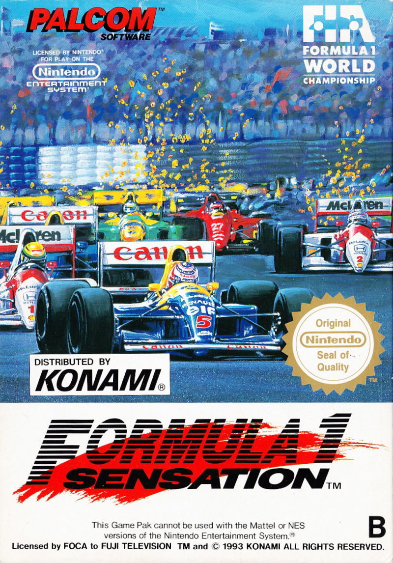 Carátula de F-1 Sensation