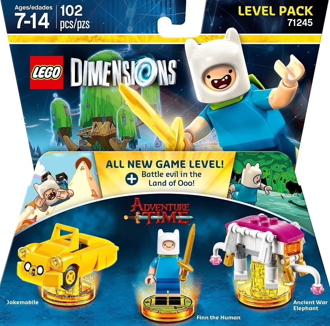 Carátula de LEGO Dimensions: Adventure Time Level Pack
