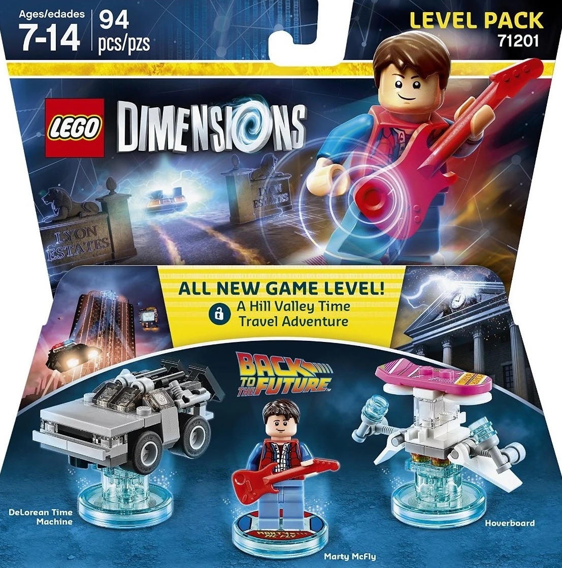 Carátula de LEGO Dimensions: Back to the Future Level Pack