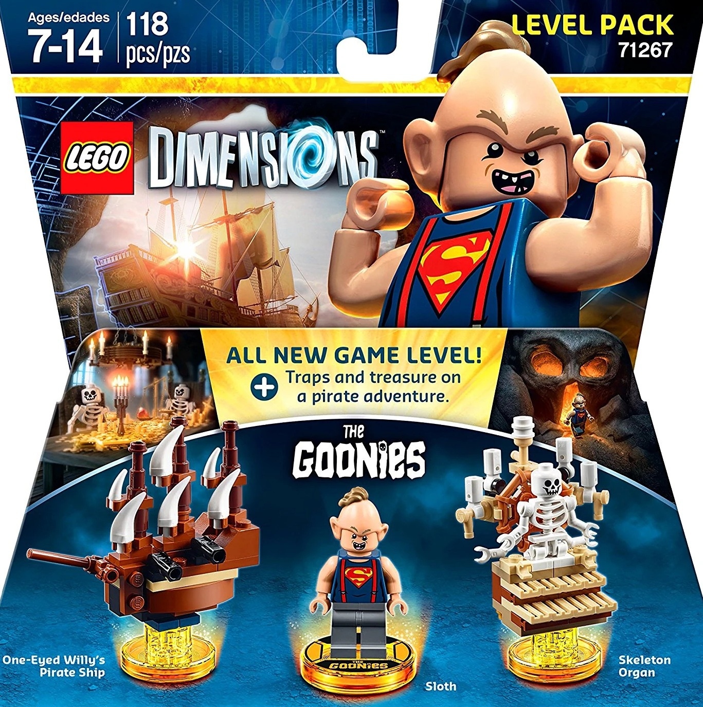 Carátula de LEGO Dimensions: Goonies Level Pack