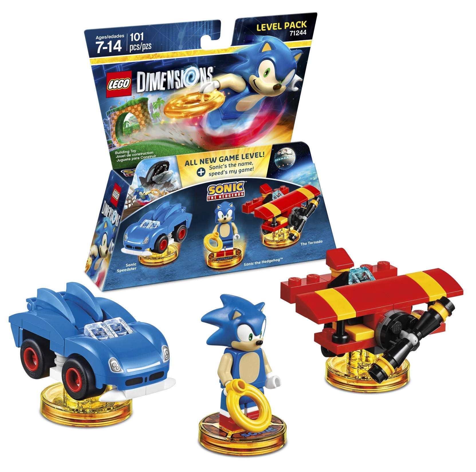 Carátula de LEGO Dimensions: Sonic Level Pack