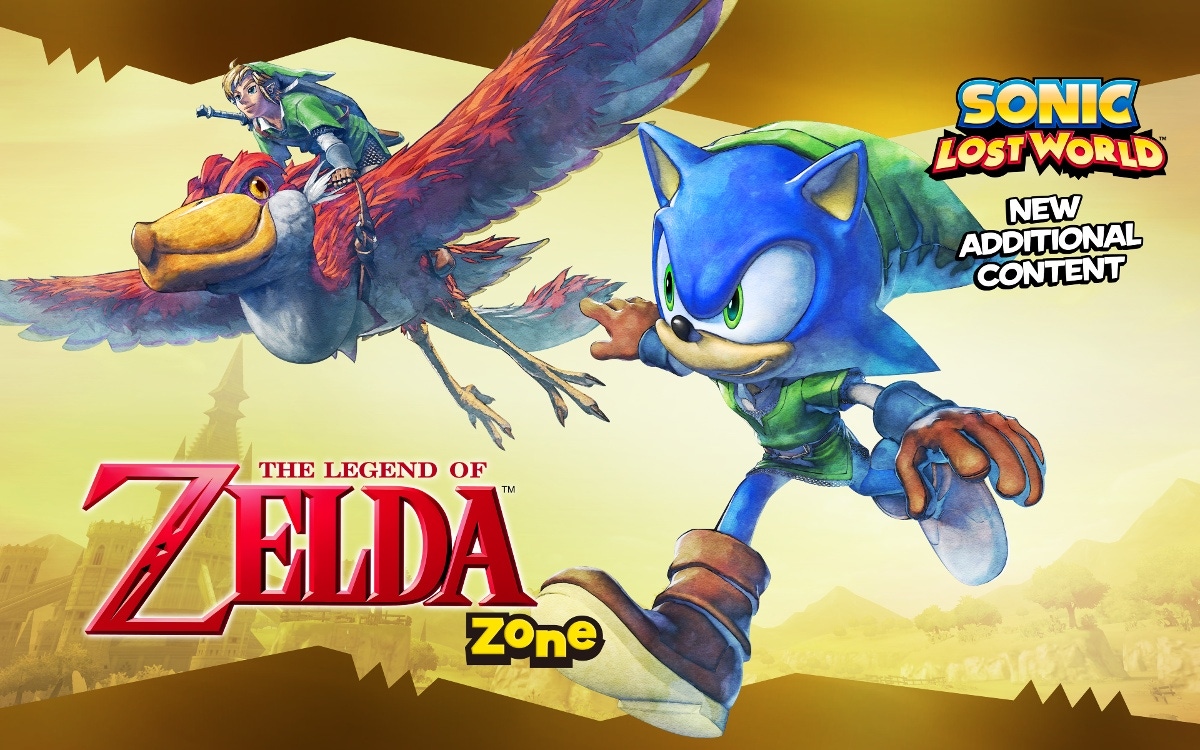 Carátula de Sonic Lost World: The Legend of Zelda Zone