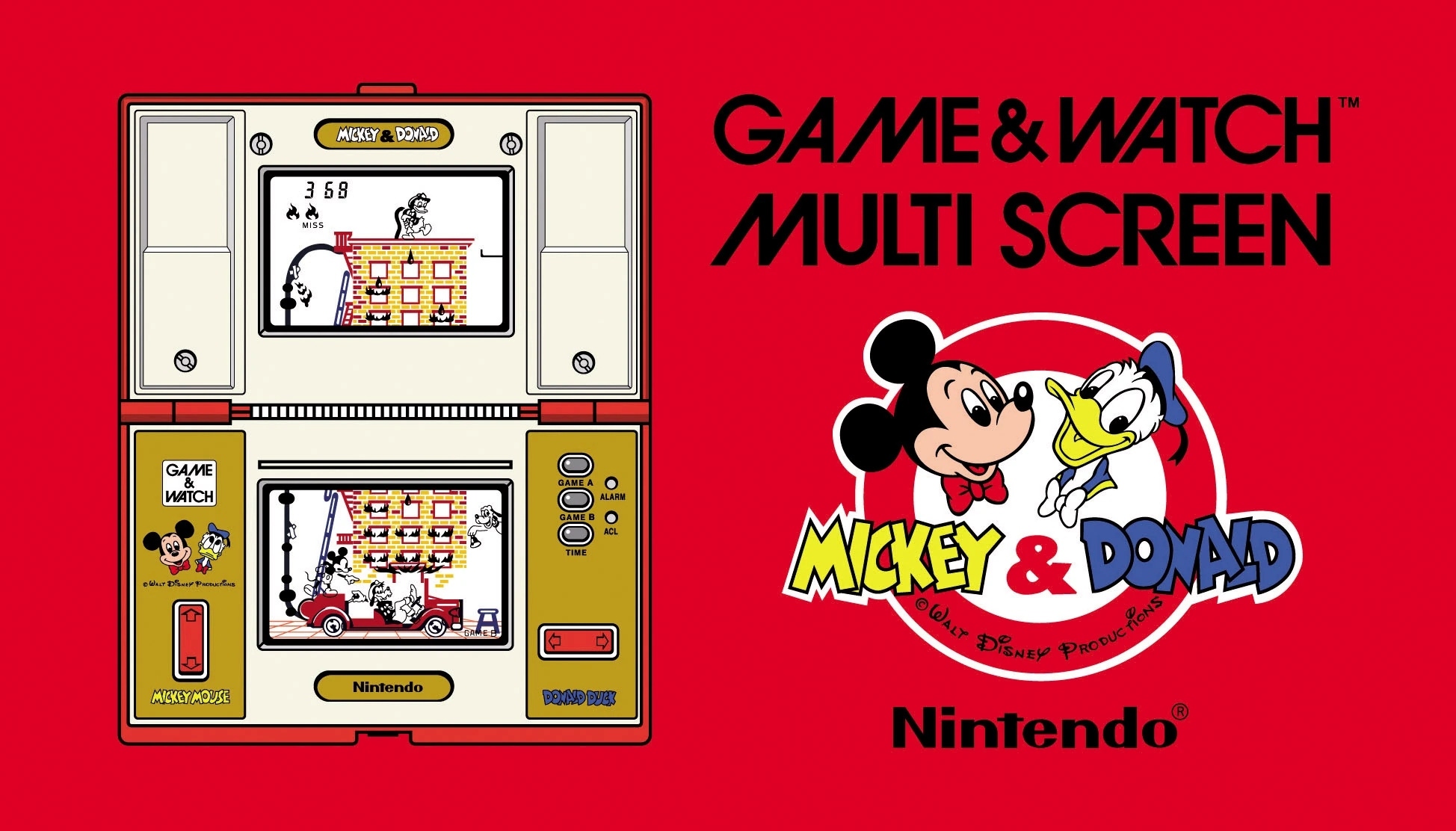 Carátula de Game & Watch: Mickey & Donald