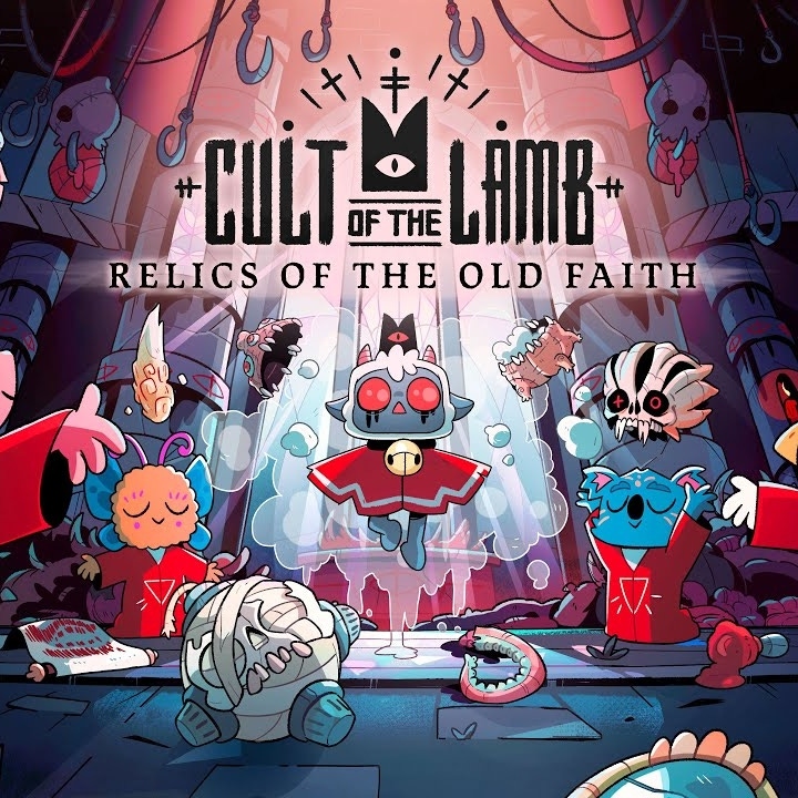 Carátula de Cult of the Lamb: Relics of the Old Faith