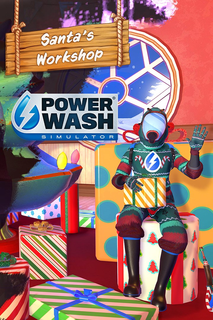 Carátula de PowerWash Simulator - Santa's Workshop