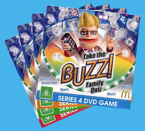 Carátula de Take the Buzz! Family Quiz - Series 4 DVD Game