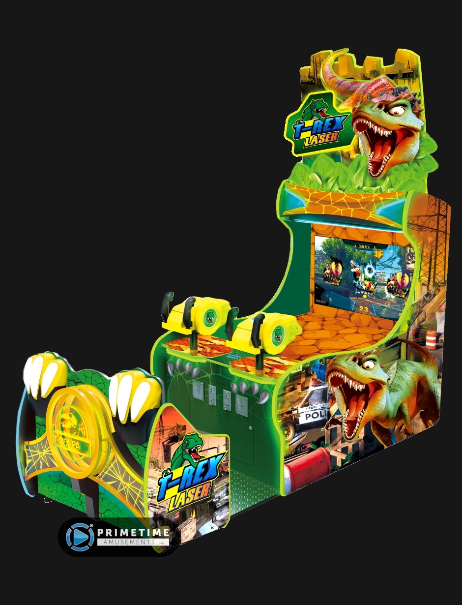 Carátula de T-Rex Laser
