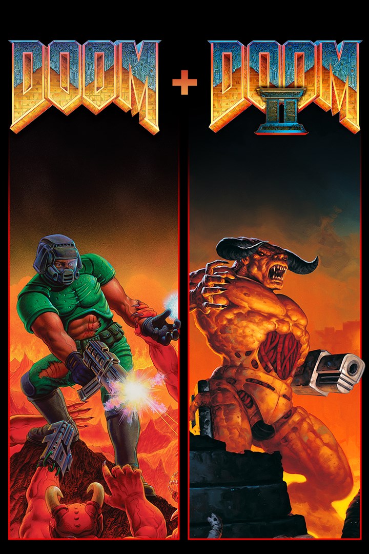 Carátula de DOOM + DOOM II