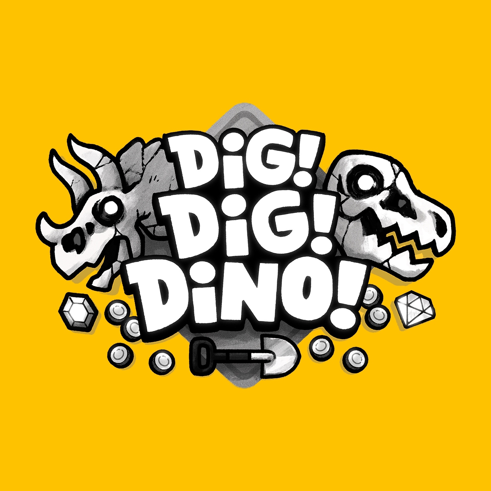 Carátula de Dig Dig Dino!