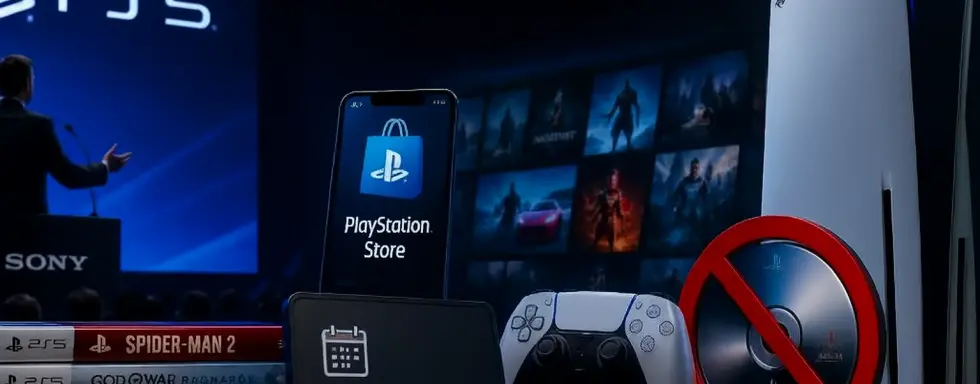 Sony elimina discos fisicos para nuevos juegos en 2028