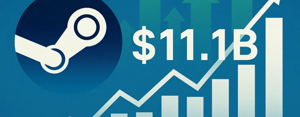 Steam alcanza récord de $11.1B en primer semestre 2026