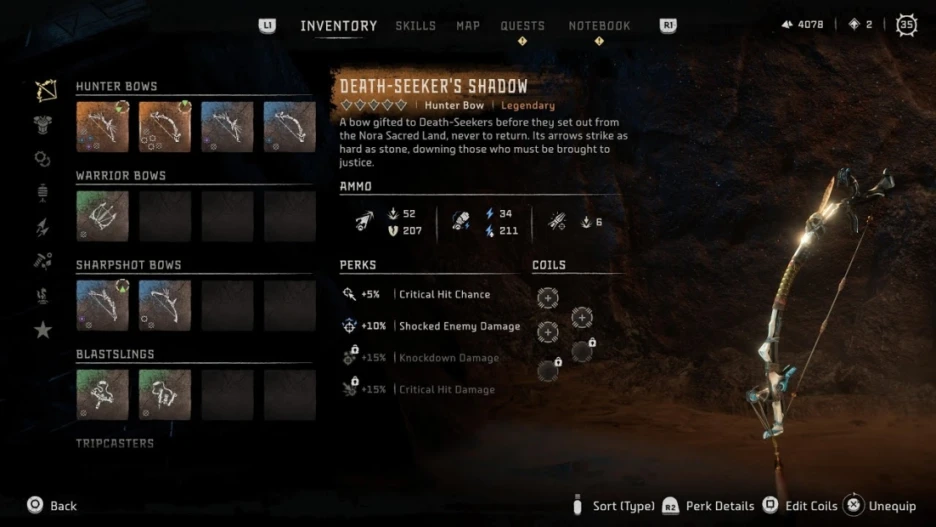 Mejores armas legendarias en Horizon Forbidden West 1